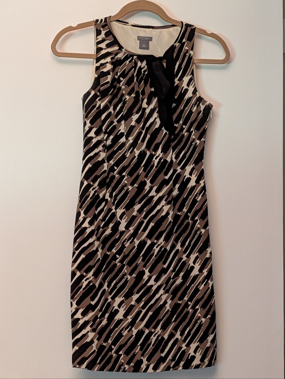 Ann Taylor Silk Sleeveless Sheath Dress
